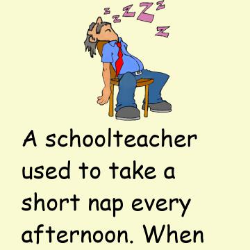 The Sleepy Teacher And Students