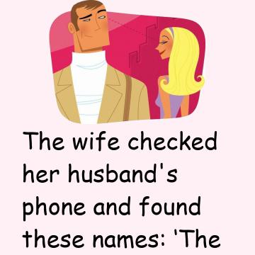 The Wife Checked Her Husband’S Phone