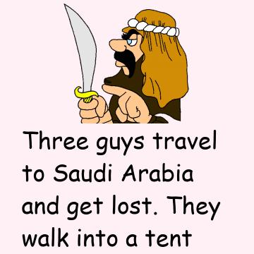 Three Guys Travel To Saudi Arabia