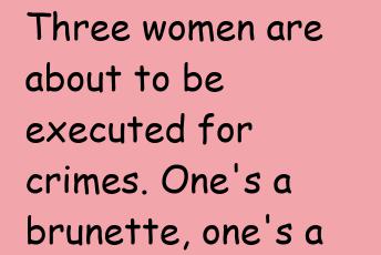 Three Women Are About To Be Executed