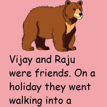 Two Friends And The Bear