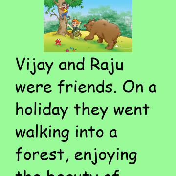 Two Friends & The Bear