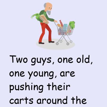 Two Guys Both Lose Their Wives In A Grocery Store
