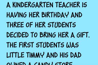 A Kindergarten Teachers Birthday