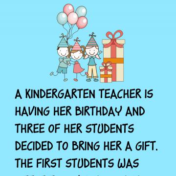 A Kindergarten Teachers Birthday