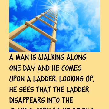 A Man Is Walking Along One Day