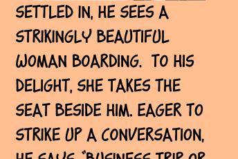 A Man Meets A Woman On A Plane