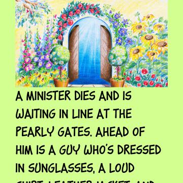 A Minister Dies And Is Waiting