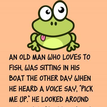 A Old Man Who Loves To Fish