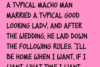 A Typical Macho Man Married