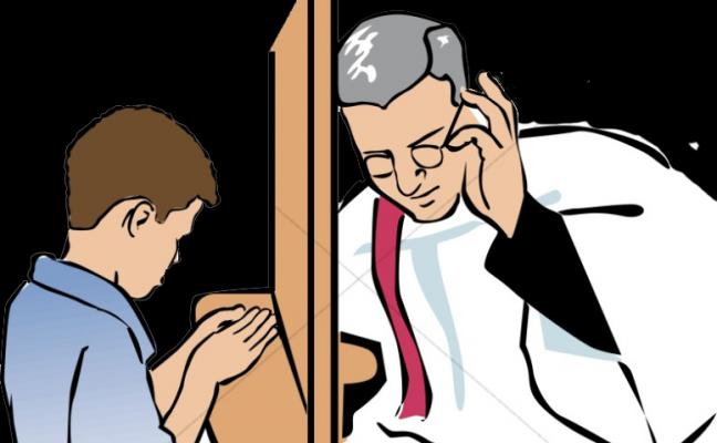 An Altar Boy Goes To Confessional