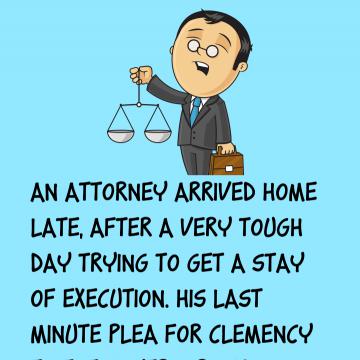 An Attorney Arrived Home Late
