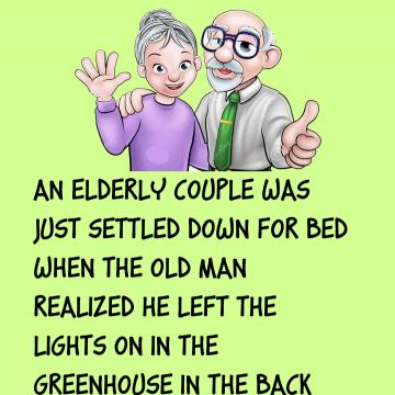 An Elderly Couple Was Just Settled