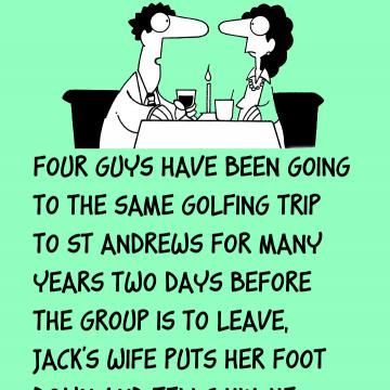 Jack Wants To Go Golfing