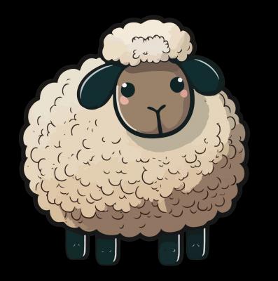 Lying Sheep