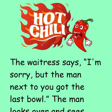 Man Orders A Hot Chili