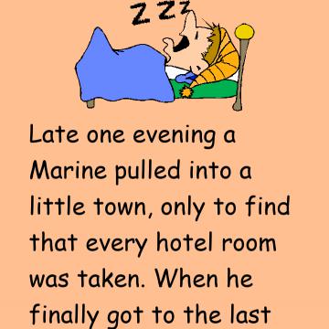 Marine Shares A Room With A Heavy Snorer
