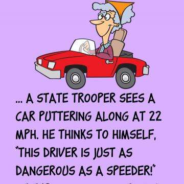 State Trooper Pulls Over 5 Old Ladies