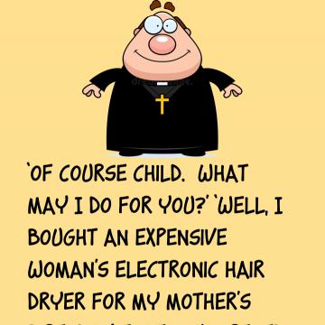 The Priest Tells Her That He Will Not Lie