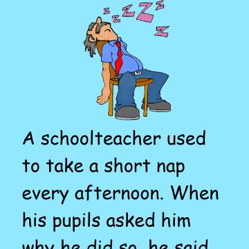 The Sleepy Teacher And Students