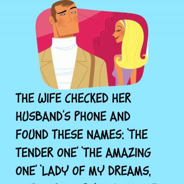 The Wife Checked Her Husband’S Phone