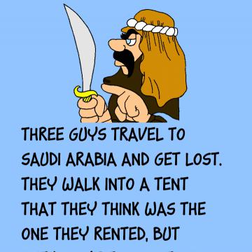 Three Guys Travel To Saudi Arabia