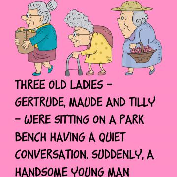 Three Old Ladies And The Flasher