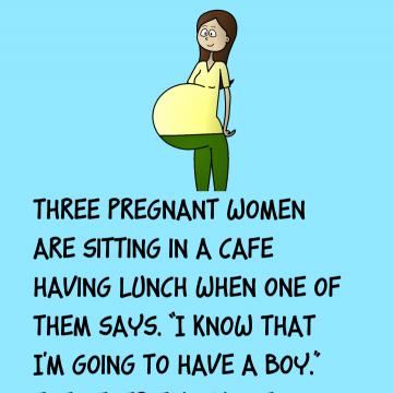 Three Pregnant Women Are Sitting