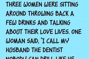 Three Women Were Sitting Around