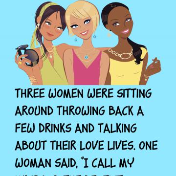 Three Women Were Sitting Around