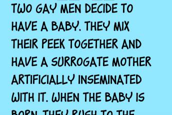 Two Gay Men Decide To Have A Baby