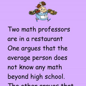 Waitress And Math